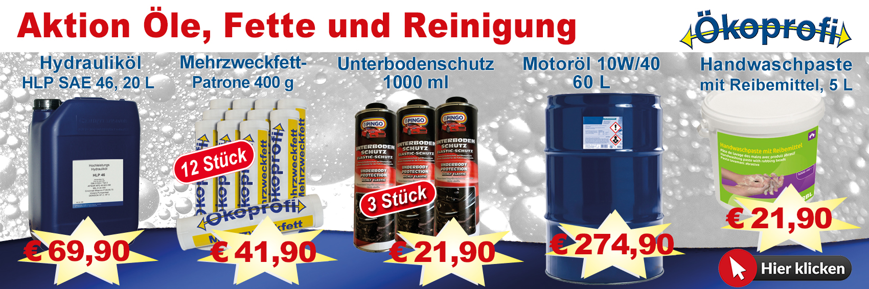 Aktionen Slider